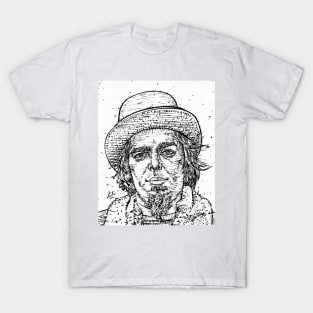 CAPTAIN BEEFHEART ink portrait T-Shirt